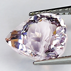 2.19ct Morganite taglio pera 9x8mm