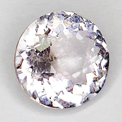 2,23ct Morganite coupe ronde 9x9mm