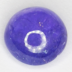 2.86ct Tanzanite cabochon rotonda 8x8mm