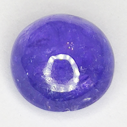 2,86ct Tanzanite cabochon rond 8x8mm