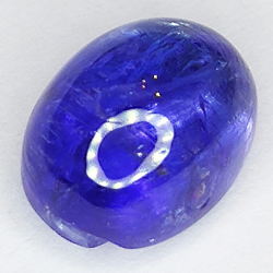 5.40ct Tanzanite cabochon oval 10x8mm