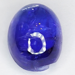 5,40ct Tanzanite cabochon ovale 10x8mm