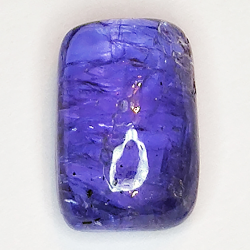 6,02ct Tanzanite cabochon rectangulaire 12x8mm