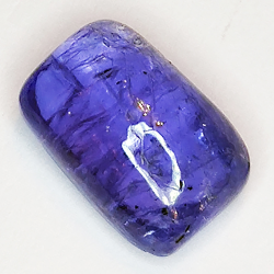 6,02ct Tanzanite cabochon rectangulaire 12x8mm