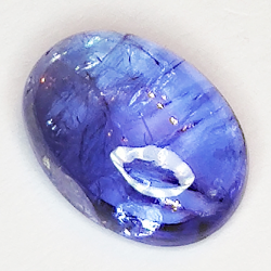 4,14ct Tanzanite cabochon ovale 12x8mm