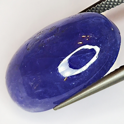 17,31ct Tanzanite cabochon ovale 20x12mm