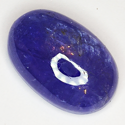 17,31ct Tanzanite cabochon ovale 20x12mm