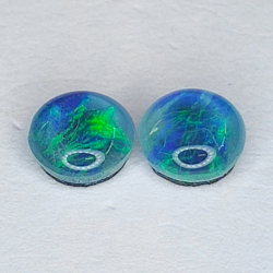 Cabochon In Opale Da 0,86 Ct, Taglio 5 Mm