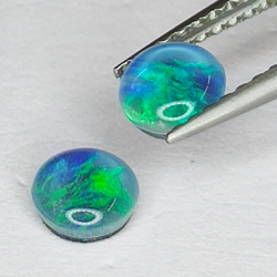 Cabochon In Opale Da 0,86 Ct, Taglio 5 Mm