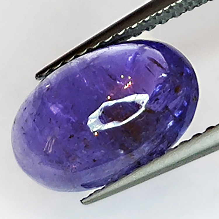 3.31ct Tanzanita cabujón oval 11x7mm