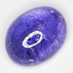 3.21ct Tanzanite cabochon ovale 9x7mm