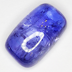 6.75ct Tanzanite cabochon rettangolare 17x8mm