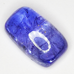 6.75ct Tanzanite rectangular cabochon 17x8mm