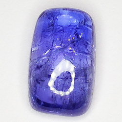 6.75ct Tanzanite rectangular cabochon 17x8mm