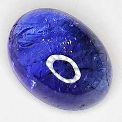 5.40ct Tanzanite cabochon ovale 11x8mm