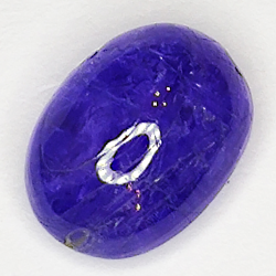 3.49ct Tanzanite cabochon oval 10x7mm