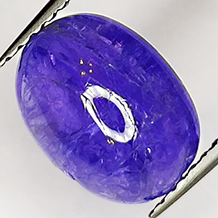 3.49ct Tanzanite cabochon oval 10x7mm