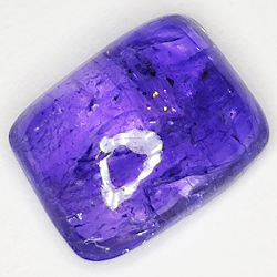 5.94ct Tanzanite cabochon square 12x9mm