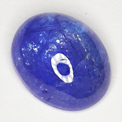 5.84ct Tanzanite cabochon ovale 12x9mm