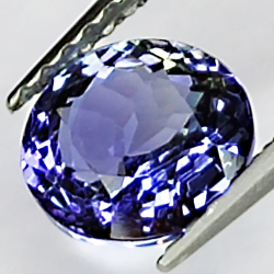 1.23ct Tanzanite round cut 6x6mm