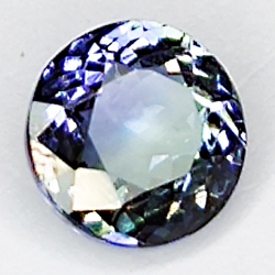 1,23ct Tansanit rundschliff 6x6mm