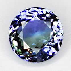 1,23ct Tansanit rundschliff 6x6mm