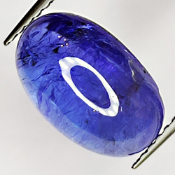 4.95ct Tanzanite cabochon oval 12x6mm