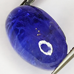 4.95ct Tanzanite cabochon oval 12x6mm