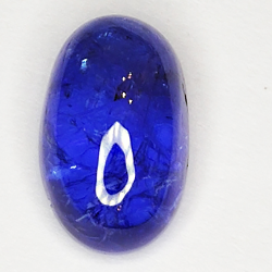 4.95ct Tanzanite cabochon oval 12x6mm