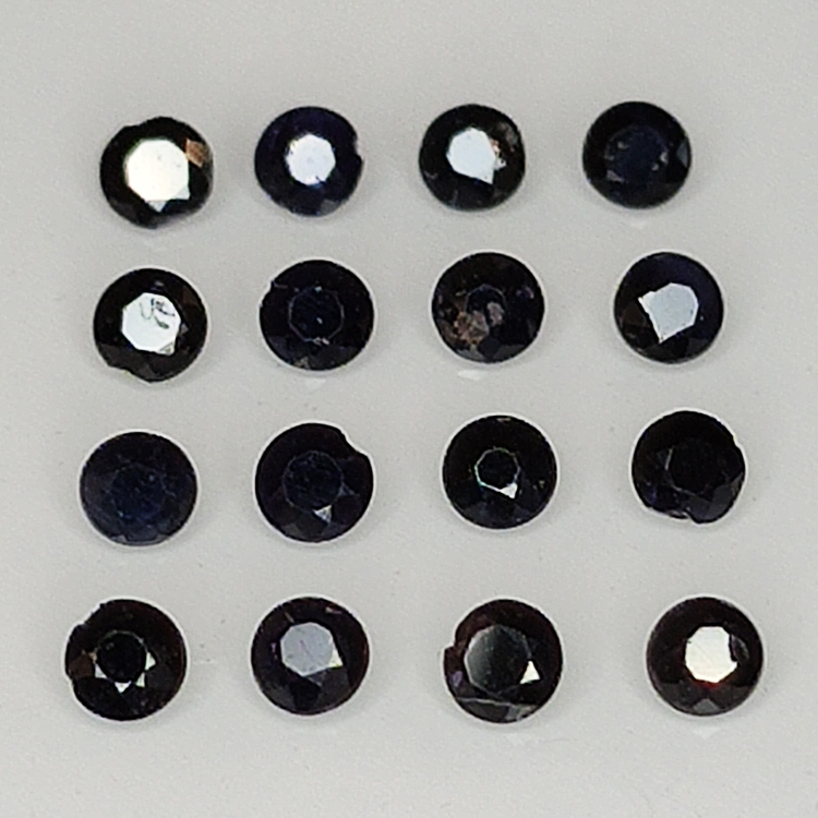 Spinello nero taglio rotondo 1mm 1000pz