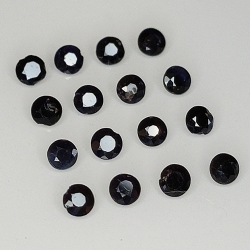 Spinelle noir coupe ronde 1mm 1000pz