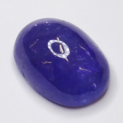 4.75ct Tanzanite cabochon ovale 11.4x8.3mm