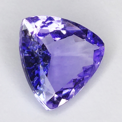 1.26ct Tanzanite trilliant cut 7.5x7.5mm