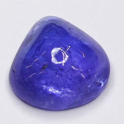 4.07ct Tanzanite pear cabochon 10x10mm