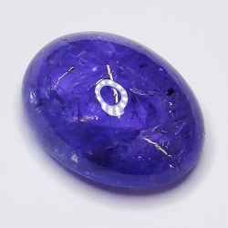 5.57ct Tanzanite cabochon oval 12.3x9.3mm