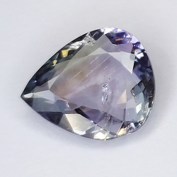 1,96ct Tanzanite coupe poire 9,6x8,2mm