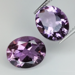 Amethyst oval cut 10.00x8.00mm 4pcs