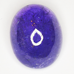 21.62ct Tanzanite cabochon oval 18x12mm