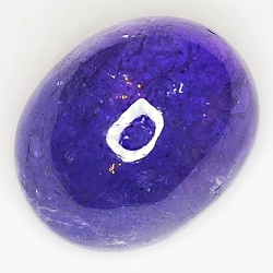 21.62ct Tanzanite cabochon oval 18x12mm