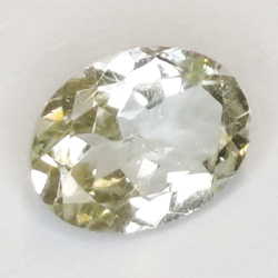 1.00ct Tormalina Gialla taglio ovale 7.6x5.8mm