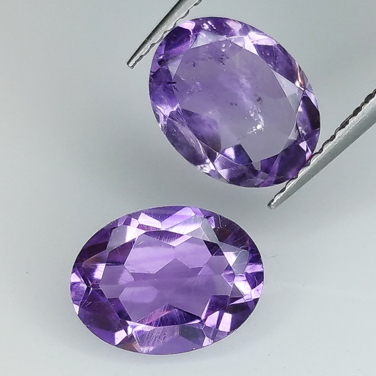 Amethyst oval geschnitten 9.00x7.00mm 6St