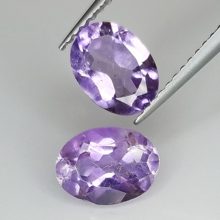 Amethyst oval cut 8.00x6.00mm 5pcs