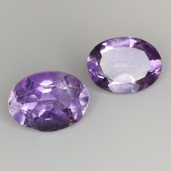 Amethyst oval cut 8.00x6.00mm 5pcs