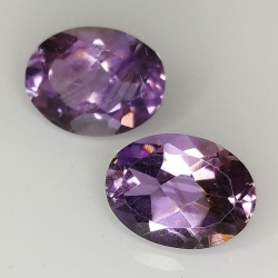 Amethyst oval geschnitten 8.00x6.00mm 6St