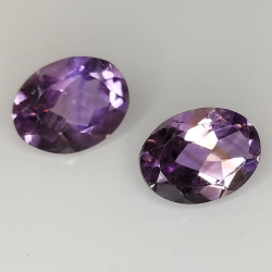 Amethyst oval geschnitten 8.00x6.00mm 6St