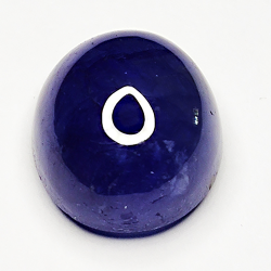 12,36ct Bleu Saphir cabochon rond 12x12mm