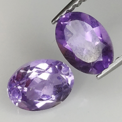 Amethyst oval geschnitten 7.00x5.00mm 10St