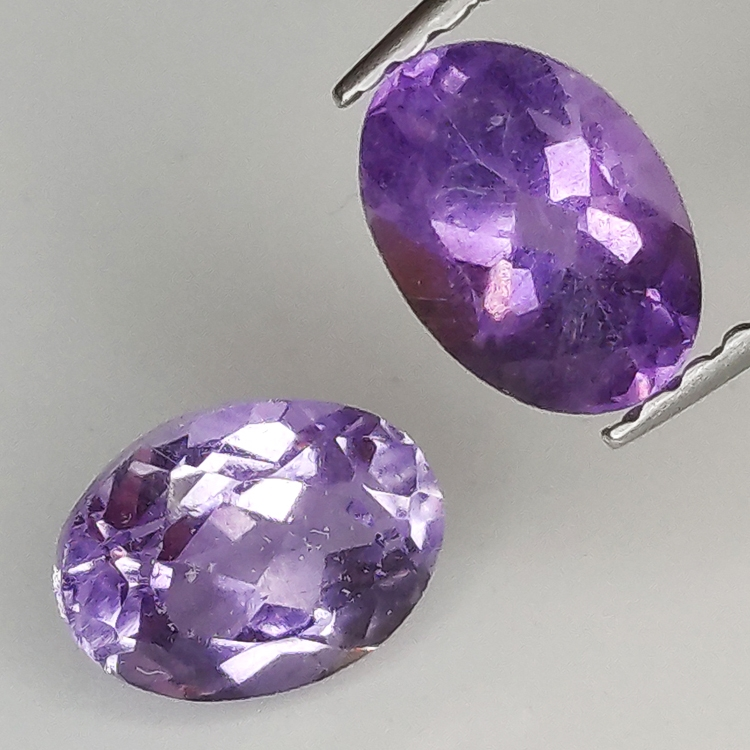 Amethyst oval geschnitten 7.00x5.00mm 10St