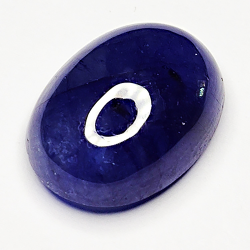 9,87ct Bleu Saphir cabochon ovale 14x10mm