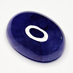 9,87ct Bleu Saphir cabochon ovale 14x10mm